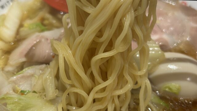 どうとんぼり神座のラーメン